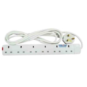 Power King Extension Cable, 6 Way, 13A