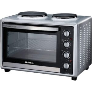 Ariete Bon Cuisine 40L Mini Oven With 2 Hotplates (SFO0995) – Silver