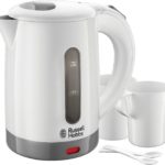 Russell Hobbs Electric Travel Kettle, 0.85L, 1000W, White