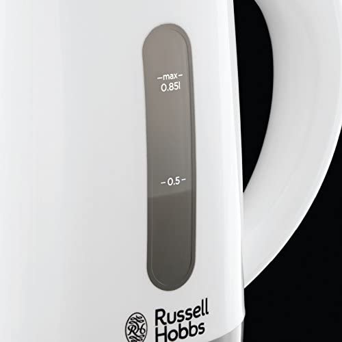 Russell Hobbs 23840 Compact Travel Electric Kettle, 0.85L, 1000 W, White