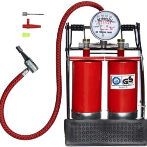Amtech I9400 Double Foot Pump with Gauge