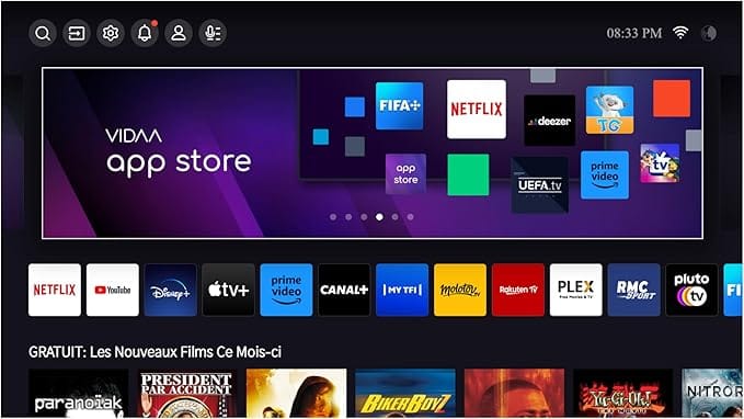 Hisense Smart TV 75 Inch 75A6N 4K UHD, Dolby Vision, HDR, VIDAA with YouTube, Netflix, Disney+, Canal - Image 2