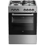 BEKO 60*60 Cooker, 3+1, Electric Oven & Grill, FSET63110DX