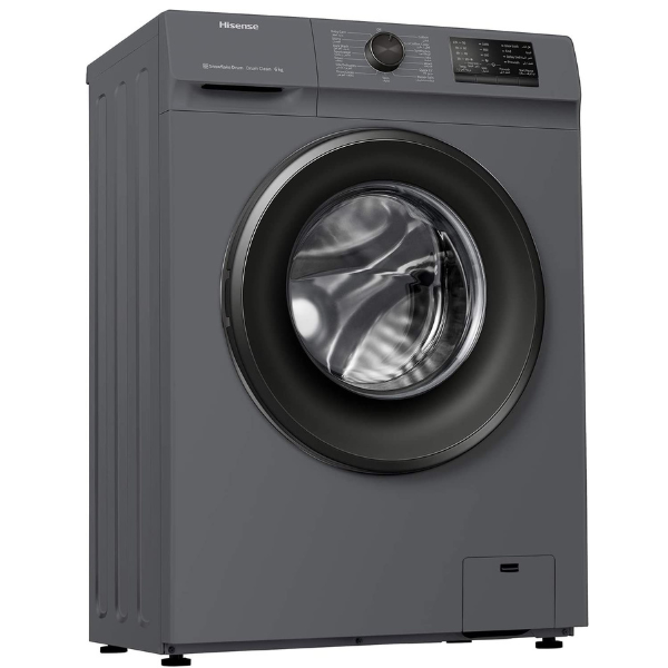 Hisense 6KG Automatic Front Load Washing Machine, Free Standing, 1000 RPM, A++, Gray, WFVC6010T - Image 2
