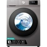 Hisense 10KG Front Load Washing Machine, A+++, Gray