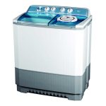 LG 13KG Twin Tub (Top Load Semi Automatic) Washer, Roller Jet, 3 Wash Programs, Wind Jet Dry, P1761RWNBL
