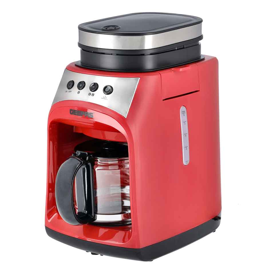 Geepas Grinder & Drip Coffee Maker, 0.6L, 600W