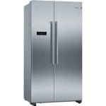 Bosch 616 Litres American Side By Side Fridge Freezer w/ Antifingerprint | KAN93VIFPG