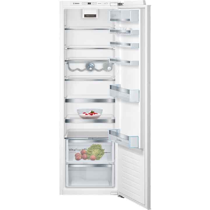 Bosch Integrated Upright Fridge, 177.5 x 56cm, Fixed Hinge | Serie 6 | KIR81AFE0G