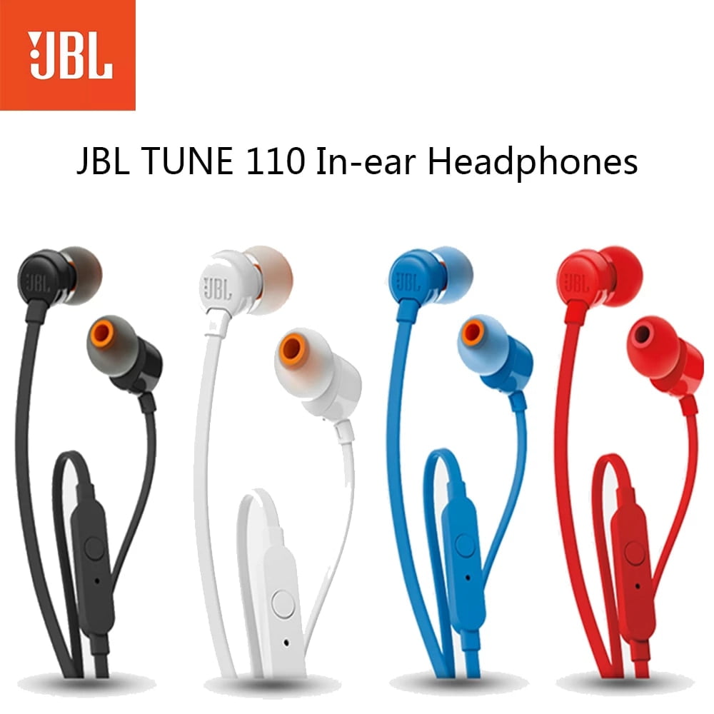 JBL T110 Wired In-Ear Headphones with JBL Pure Bass Sound
