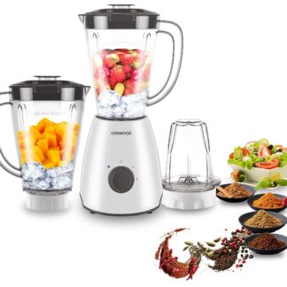 Kenwood Blender with 2 Jars & 1 Mill, 2 Litres, 400 Watt | BLP10.E0
