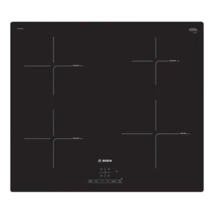 Bosch PUE611BF1B Serie 4 59cm Frameless Four Zone Induction Hob Black [Energy Class A]