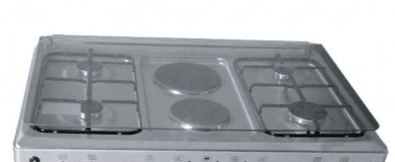 Hisense 90*60cm 4 Gas Burners + 2 Electric Plates Freestanding Cooker with Electric Oven, Grill, Rotisserie, Timer, Safety Cut-off, HF942GEES - Image 3