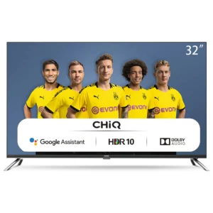 CHiQ 32" Android Smart HD LED TV; Bluetooth, Built-in Chromecast, Dolby Atmos, Free-to-Air Decoder