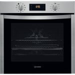 Indesit Built-in Electric Oven: 60cm, Oven Fan, 71 Litre, 11 Programs, 60°-250°, Digital Controls with Touch Display, IFW 5844 C IX