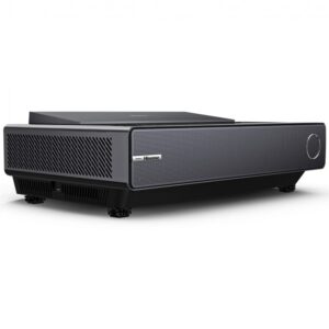 Hisense 90"-130" PX1-PRO 4K UHD Triple-Laser UST Ultra Short Throw Projector, 2200 Lumens, Android TV, HDR10, 30W (Stereo) Dolby Atmos, Dolby Vision, Built-in Alexa and Google Assistant