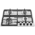 Hisense 58cm Built-in Gas Hob, 4 Burners, HHU60GAGR