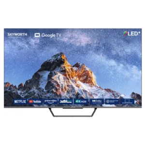 Skyworth QLED 65-inch SUE9500 4K UHD Smart Android TV, Google TV w/ Built-in Chromecast, HDR, Bluetooth, HDMI, USB, Dolby Atmos