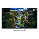 Skyworth QLED 75-inch 4K UHD Smart Android TV, 75G3EN; Google TV w/ Built-in Chromecast, HDR, Bluetooth, HDMI, USB, Dolby Atmos, Free-to-Air Receiver