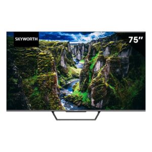Skyworth QLED 75-inch 4K UHD Smart Android TV, 75G3EN; Google TV w/ Built-in Chromecast, HDR, Bluetooth, HDMI, USB, Dolby Atmos, Free-to-Air Receiver