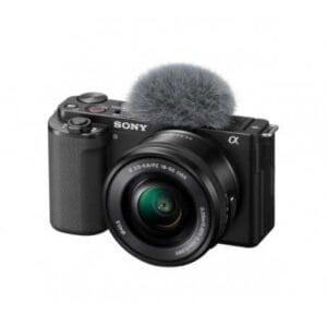 SONY Mirrorless Vlogging Camera with E PZ 16-50mm, F3.5-5.6 OSS, ZVE10L