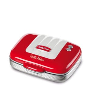Ariete Non-Stick Safety Lock-Red Waffle Maker 700w, SWM1973