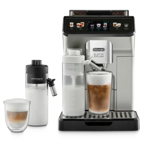 De’Longhi ECAM450.65 Eletta Explore Bean-to-Cup Fully Automatic Coffee Machine, Cold Brew Technology, 50+ Hot & Cold Beverage Options, 15 Bar Pressure, 1450 W