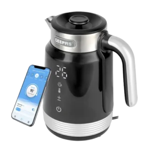 Geepas Smart Stainless Steel Kettle, (1.7Litres, 2200W)GK38034.