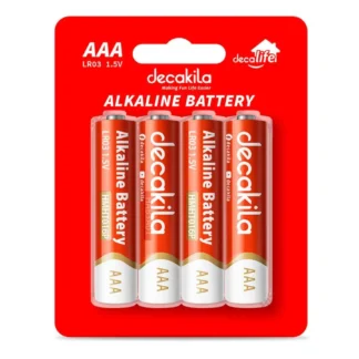 Decakila  Alkaline AAA battery, 1.5 V, HMHT016P