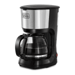 Black & Decker 10-Cup Filter Coffee Maker, 1.25 Litre, 750w, DCM750S