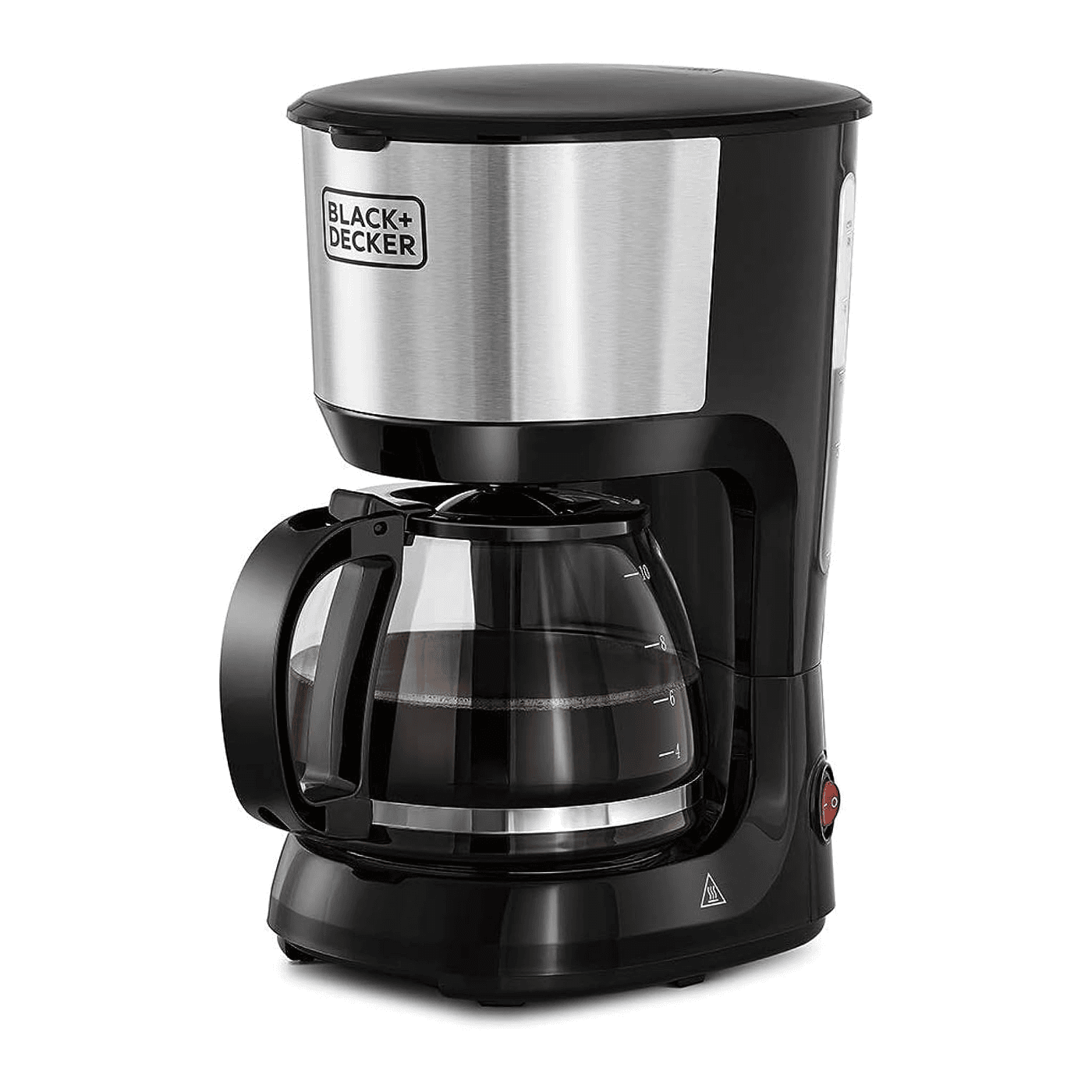 Black & Decker 10-Cup Filter Coffee Maker, 1.25 Litre, 750w, DCM750S
