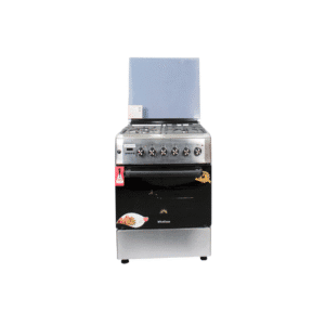 BlueFlame Diamond Cooker, 60x60cm, 3 Gas Burners & 1 Electric Plate w/ Electric Oven Inox – Stainless Steel, D6031ERF