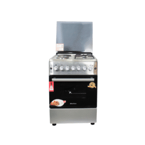 BlueFlame Cooker, 60x60cm, 2 Gas Burners + 2 Electric Plates w/ Electric Oven, S6022ERF – IP