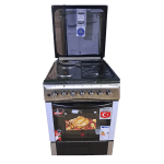 Klass 60*60cm Cooker, 2 Gas Burner + 2 Hotplate with Electric Oven (4TTE  6622 TI/SD)