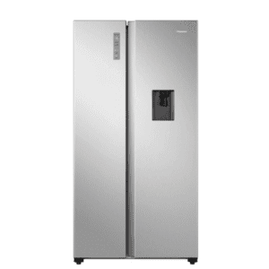 Hisense 750 Liter Side-by-Side Refrigerator with Water Dispenser, Silver