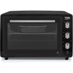 Beko 34L Mini Oven With Rotisserie, Black, BMO3431BUK