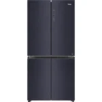 Haier 525 Litres (Net 469L) 4-Door Side by Side Refrigerator, HRF-525MB, Total No Frost Fridge, Twin Inverter Compressor, Touch Display, Black Gemstone
