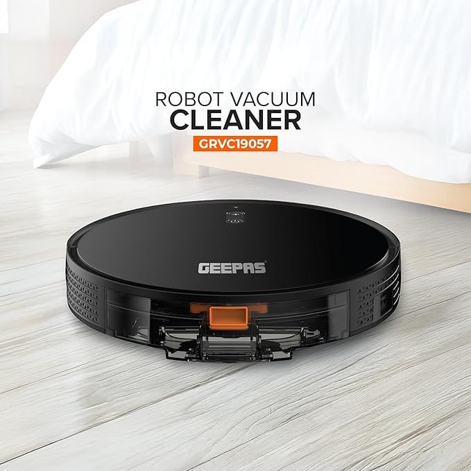 GEEPAS 2 In 1 Wet & Dry Robot Vacuum Cleaner | Gyro Navigation, TUYA App Control | 4 Cleaning Modes 2600 mAh Battery & Auto Recharge | Adjustable Levels, Remote Control | GRVC19057 - Image 4