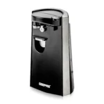 Geepas 3-in-1 Can Opener, Bottle Opener and Knife Sharpener – 3 Functional Can Opener - Cord-Storage Design - Hands Free Multifunctional Electric Tin Opener.