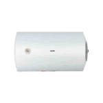 Geepas 100L Electric Instant Water Heater GSW61171 – Horizontal Design, 15–75°C Adjustable Temperature, Metal Body with Italian Powder-Coated Tank, G-Mark & ESMA Certified, White