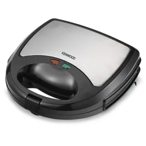 Kenwood 2-in-1 Sandwich Maker with Grill, Non Stick Multifunctional Plates, SMP01.A0BK