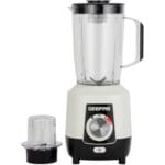 Geepas 2-in-1 Blender, Powerful Motor With 2 Speed Setting and Pulse, Unbreakable Jars With Stainless Steel Blade, Grinder Attachment, 1.8 L 600 W GSB44027T