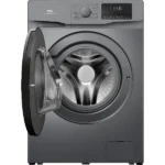 TCL 8KG Front Loading Washing Machine, P608FLG, Digital Inverter Motor, Add Garment, Drum Clean, Safety Lock, Sound off function, 24 hour delay, Memory Backup, Heat Sterilization, TCL Honeycumb drum
