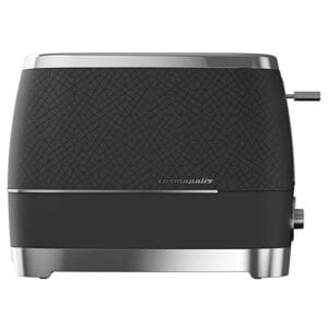 Beko Toaster, 2 Wide Slots, 5 Manual Browning Levels, 900 Watts, Black - TAM 8202 B