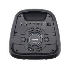 Geepas Rechargeable Professional Speaker, 40000W PMPO, GMS11168,TWS Connection, BT/FM/USB/TF Card | LED Display,Wireless Microphone,7.4V/3000mAh Lithium Battery - Image 5