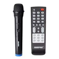 Geepas Rechargeable Professional Speaker, 40000W PMPO, GMS11168,TWS Connection, BT/FM/USB/TF Card | LED Display,Wireless Microphone,7.4V/3000mAh Lithium Battery - Image 8