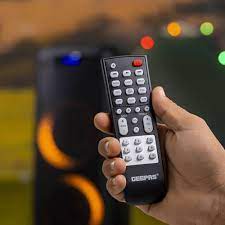 Geepas Rechargeable Professional Speaker, 40000W PMPO, GMS11168,TWS Connection, BT/FM/USB/TF Card | LED Display,Wireless Microphone,7.4V/3000mAh Lithium Battery - Image 10