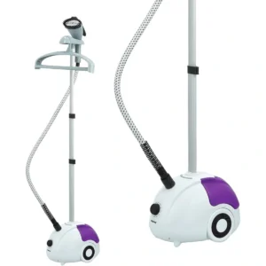 Geepas 1580w Garment Steamer, 1.5L Tank, 35g/min Steam Output, Anti-drip system, Auto Off Adjustable Poles, 3 Steam Levels, Overheat & Thermostat Protection, GGS25022