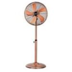 Geepas- 16" Metal Stand Fan, Adjustable Height Fan, 50W, GF9611 | Horizontal Oscillation | 3 Speed Settings | 4pcs Aluminium Blades | Ideal for Home, Office, Etc