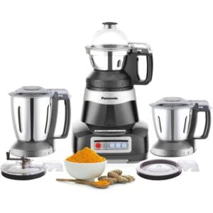 Panasonic 2000W Powerful Mixer Grinder with Double Safety Lock, 3 Multipurpose Jars - MX-AE365